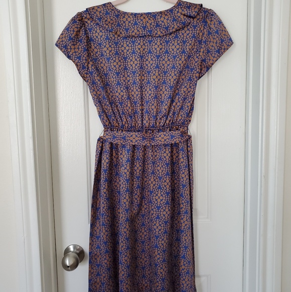 EUC Fossil unique color and print dress - Picture 5 of 8